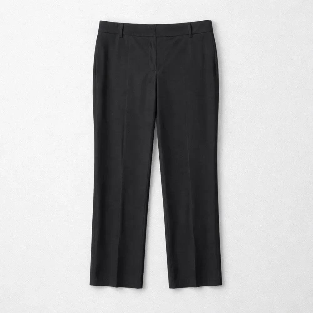 Talbots Windsor Curvy Italian Flannel Wool Pants Minimalist Office Women Size 6